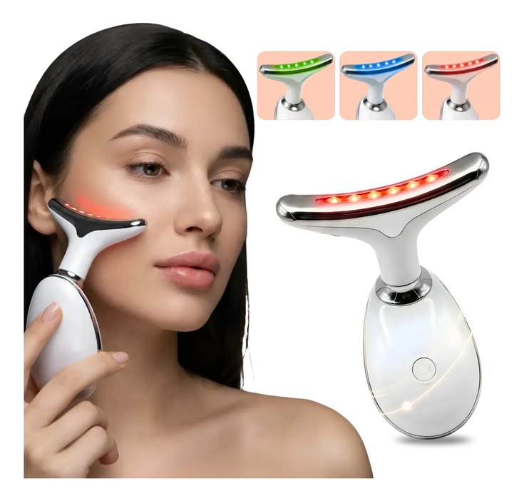 Masajeador Facial Led Antiarrugas