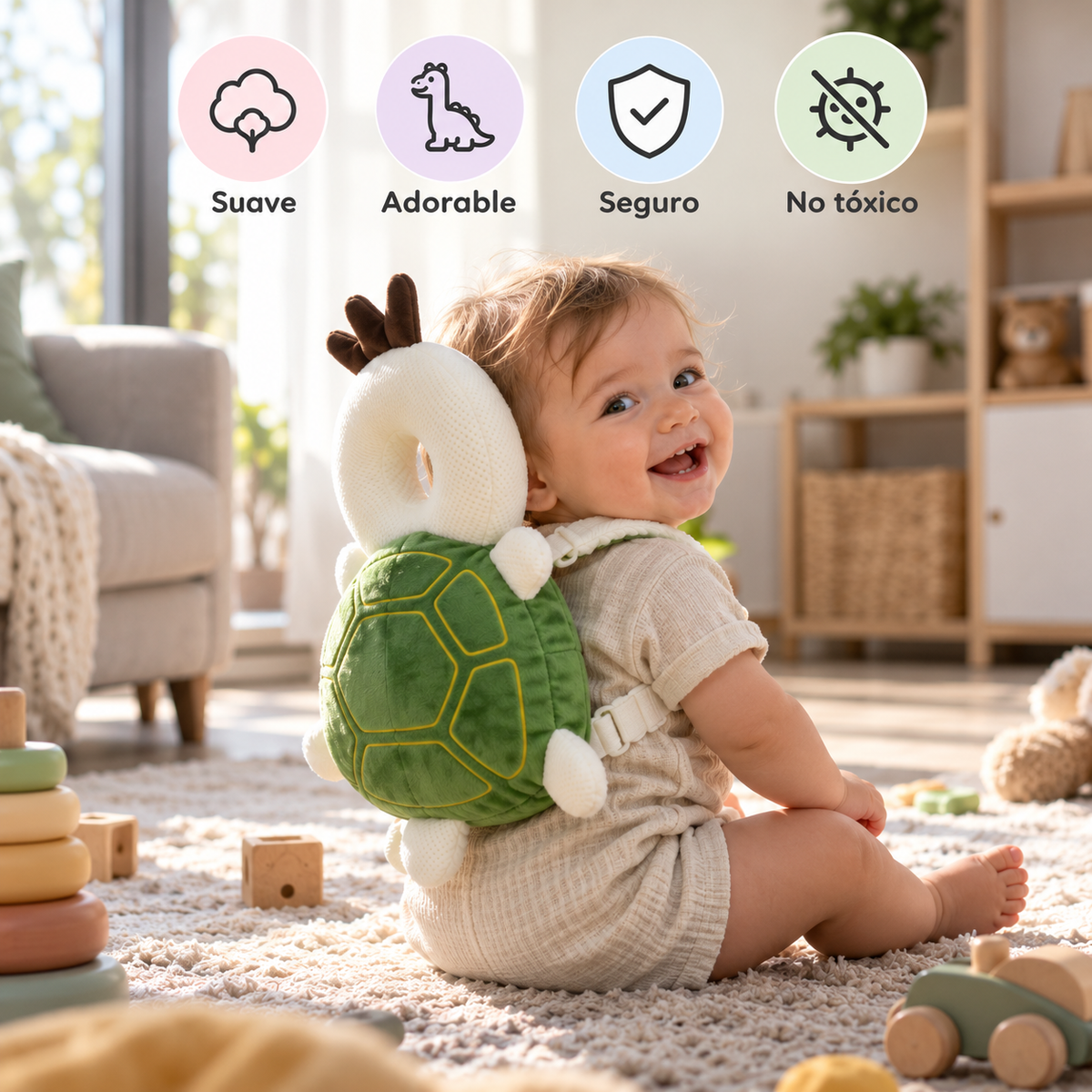 BABY BUDDY® Mochila acolchada de protección infantil