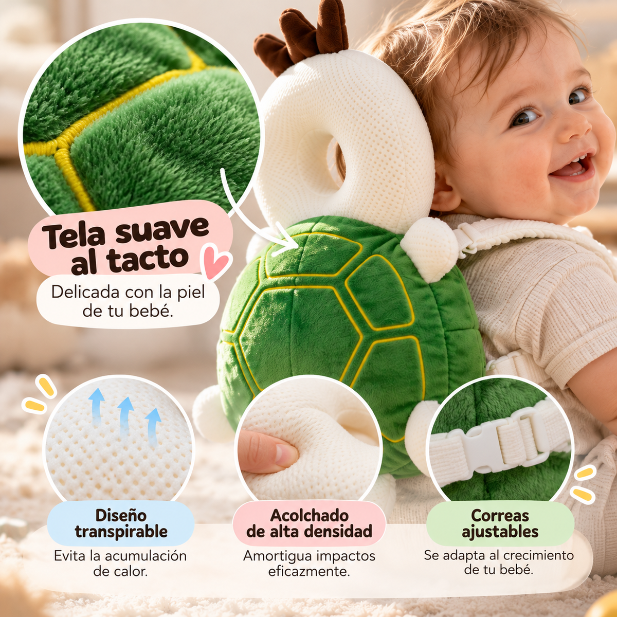 BABY BUDDY® Mochila acolchada de protección infantil