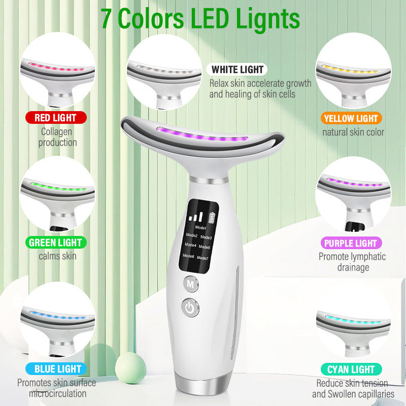 Masajeador Facial y Cuello LED
