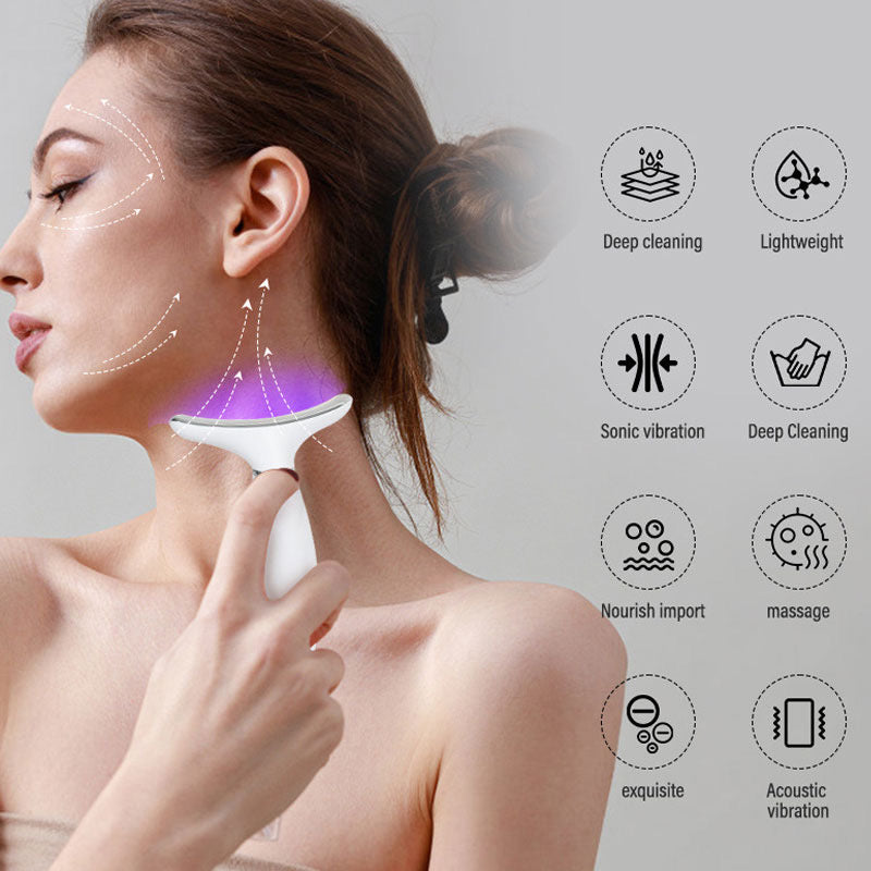 Masajeador Facial y Cuello LED