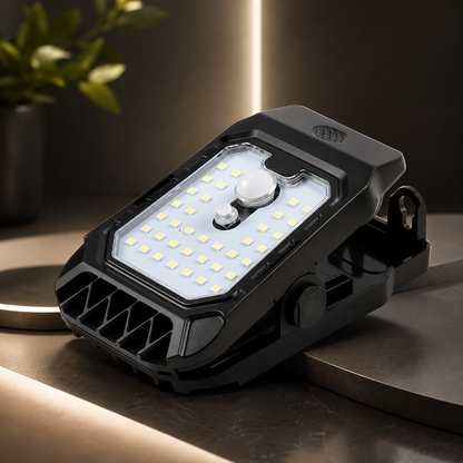 lámpara solar con sensor de movimiento