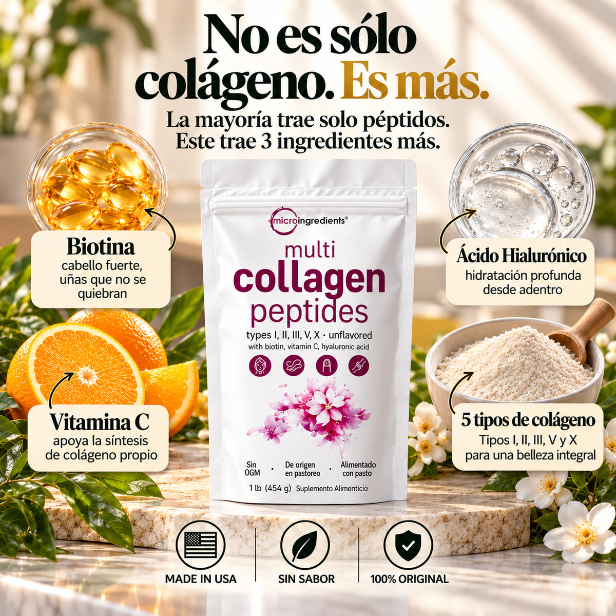 Multi Collagen Peptides® 454 gr